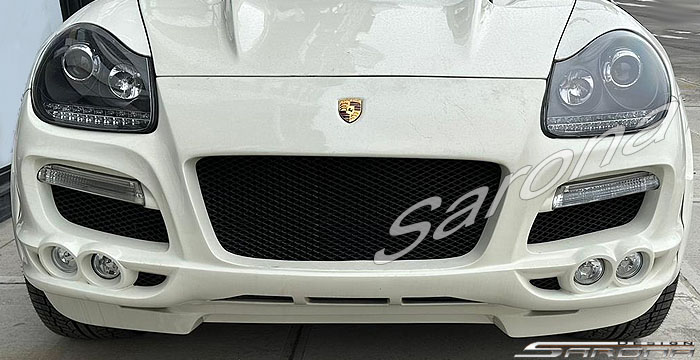 Custom Porsche Cayenne  SUV/SAV/Crossover Front Bumper (2002 - 2006) - $990.00 (Part #PR-008-FB)